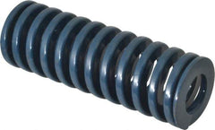 Dayton Lamina - 1-1/4" Hole Diam, 5/8" Rod Diam, 3-1/2" Free Length, Blue Die Spring - 34.2 Lb Max Deflection, 1.31" Max Deflection, Medium Duty - Makers Industrial Supply