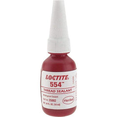 Loctite - 10 mL, Red, Thread Sealant - Series 554 - Makers Industrial Supply