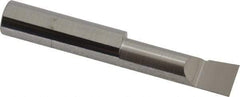 Accupro - 0.36" Min Bore Diam, 1.15" Max Bore Depth, 3/8 Shank Diam, Corner Radius Boring Bar - 0.005 to 0.008" Corner Radius, Right Hand Cut, Solid Carbide, Bright Finish - Exact Industrial Supply