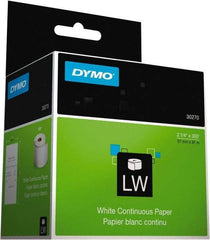 Dymo - 2-7/16" Wide x 3,600" Long, White Receipt Paper - For DYMO LabelWriter Printers - Makers Industrial Supply