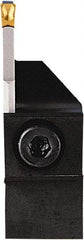 Seco - Tool Block Style 150.10, 15mm Blade Height, 4.531" OAL, Indexable Cutoff Blade Tool Block - 3/8" Shank Height, 3/8" Shank Width - Makers Industrial Supply