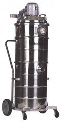 Minuteman - 15 Gal, Stainless Steel Tank, Wet/Dry, Explosion-Proof Vacuum Cleaner - 1.25 hp, 11.5 Amps - Makers Industrial Supply