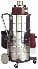 Minuteman - 15 Gal, Stainless Steel Tank, Dry, Mercury Vacuum Cleaner - 1.25 hp, 13.6 Amps - Makers Industrial Supply