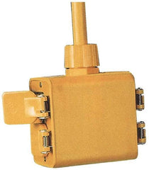 Woodhead Electrical - 1 Gang, Rectangle Outlet Box - 4" Overall Height x 4" Overall Width, Weather Resistant - Makers Industrial Supply