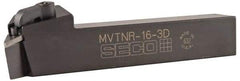 Seco - MVTN, Right Hand Cut, 27.5° Lead Angle, 1" Shank Height x 1" Shank Width, Negative Rake Indexable Turning Toolholder - 6" OAL, VN..33. Insert Compatibility, Series Multiple Lock - Makers Industrial Supply