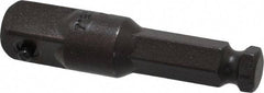 Proto - 1/2" Square Size Hex to Square Adapter - 7/16" Hex Drive, 2-3/4" OAL - Makers Industrial Supply