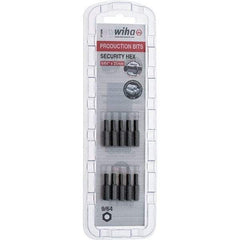 Wiha - 25mm Hex Screwdriver Bit - 1/4" Drive, 1" OAL - Makers Industrial Supply