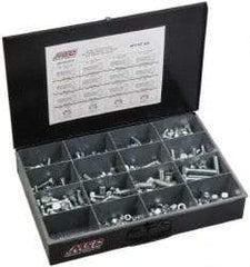 Value Collection - 238 Piece Steel Hex Head Cap Screws - M8 to M16 Thread, Zinc Plated - Makers Industrial Supply