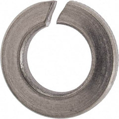 Made in USA - 3/8", 0.094" Thick Split Lock Washer - 400 Stainless Steel, Passivated Finish, 0.377" Min ID, 0.385" Max ID, 0.68" Max OD - Makers Industrial Supply