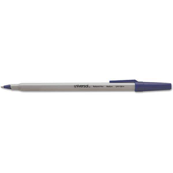 UNIVERSAL - Pens & Pencils Type: Stick Pen Color: Blue - Makers Industrial Supply