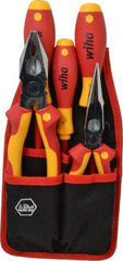 Wiha - 5 Piece Insulated Hand Tool Set - Comes in Belt Pack - Makers Industrial Supply