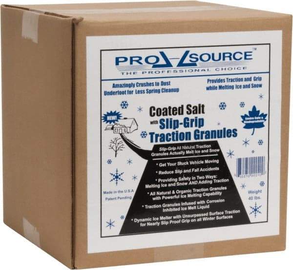 PRO-SOURCE - 40 Lb Box Sodium Chloride Pellets - Comes in Box - Makers Industrial Supply