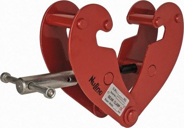 Value Collection - 6,600 Lbs. Load Capacity Lifting Screwlock Clamp - 3.15 to 12.6 Inch Grip and 14.01 Inch Throat Depth - Makers Industrial Supply