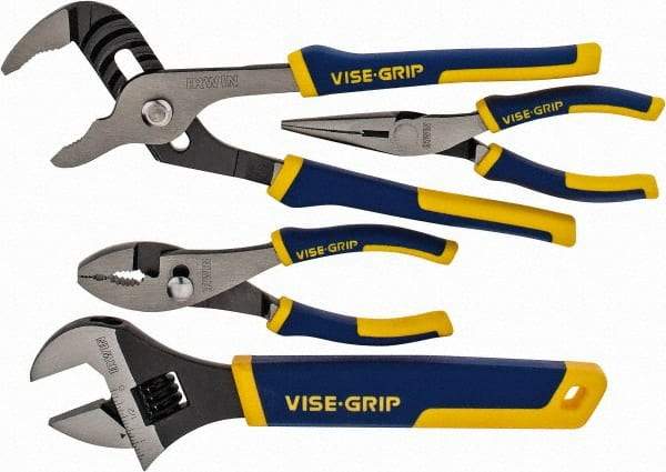 Irwin - 4 Piece Plier Set - Comes in Display Card - Makers Industrial Supply