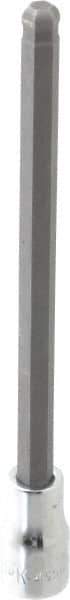 SK - 3/8" Drive, 8mm Hex Bit Socket - 6" OAL, 5" Bit Length, Long Ball End Hex Bit Socket - Makers Industrial Supply