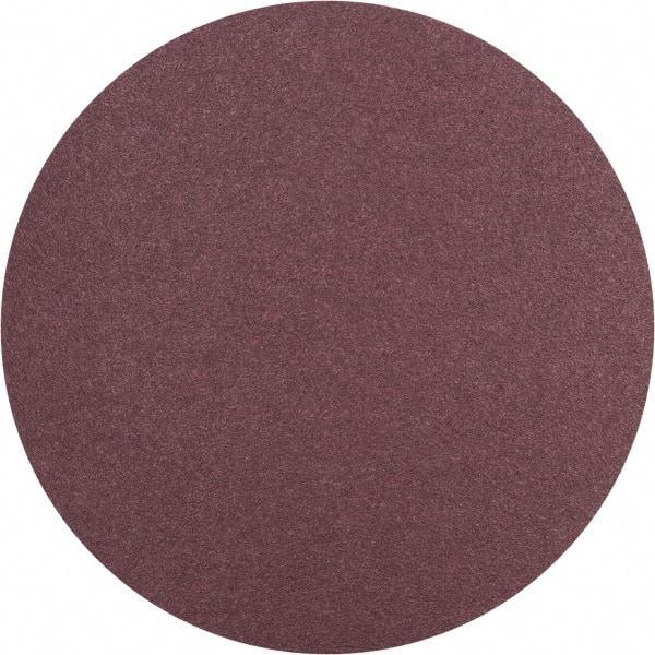 Norton - 9" Diam, 50 Grit Aluminum Oxide Adhesive PSA Disc - Coarse Grade, Brown, Cloth Backing, Flexible - Makers Industrial Supply