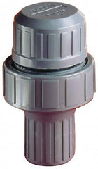 Plast-O-Matic - 3/4" Pipe, 100 Max psi, PVC, Normally Closed Design Vacuum Breaker Valve - EPDM Seal, NPT End Connections - Makers Industrial Supply