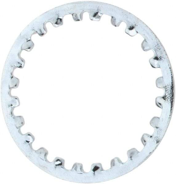 Value Collection - 7/16" Screw, 0.4755" ID, Steel Internal Tooth Lock Washer - 0.6005" OD, Zinc-Plated, Grade 1075 - Makers Industrial Supply