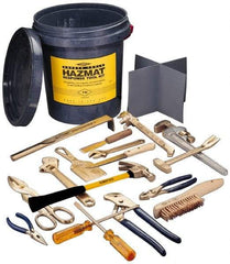 Ampco - 17 Piece Hazmat Response Tool Kit - Comes in Tool Bucket - Makers Industrial Supply