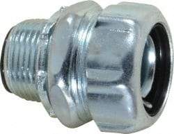 Thomas & Betts - 3/4" Trade, Steel Threaded Straight Liquidtight Conduit Connector - Insulated - Makers Industrial Supply