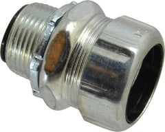 Thomas & Betts - 1" Trade, Steel Threaded Straight Liquidtight Conduit Connector - Insulated - Makers Industrial Supply