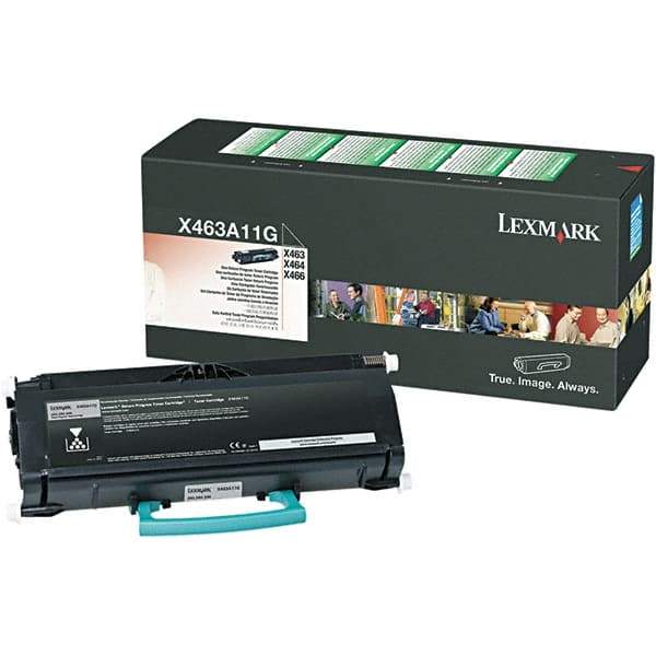 Lexmark - Black Toner Cartridge - Use with Lexmark X463de, X464de, X466de, X466dte, X466dwe - Makers Industrial Supply