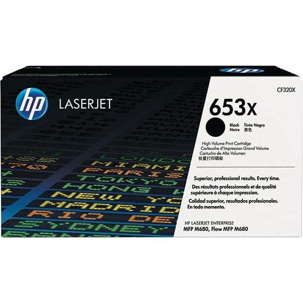 Hewlett-Packard - Black Toner Cartridge - Use with HP Color LaserJet Enterprise flow MFP M680z, MFP M680 - Makers Industrial Supply