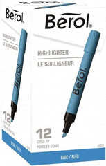 Sharpie - Blue Highlighter - Chisel Tip, AP Nontoxic Ink - Makers Industrial Supply