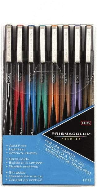 Prismacolor - Assorted Colors, Art Marker - Fine Tip, Alcohol Based Ink - Makers Industrial Supply