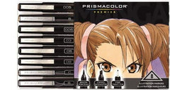 Prismacolor - Black, Sepia Art Marker - Brush Tip, Alcohol Based Ink - Makers Industrial Supply