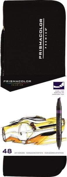 Prismacolor - Assorted Colors, Art Marker - Chisel Tip, Alcohol Based Ink - Makers Industrial Supply