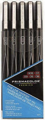 Prismacolor - Black Art Marker - Fine Tip, Alcohol Based Ink - Makers Industrial Supply