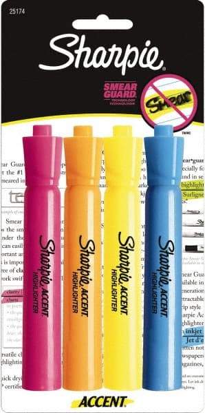 Sharpie - Assorted Colors, Highlighter - Chisel Tip, AP Nontoxic Ink - Makers Industrial Supply