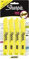 Sharpie - Fluorescent Yellow Highlighter - Chisel Tip, AP Nontoxic Ink - Makers Industrial Supply