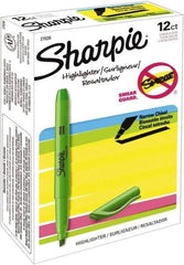 Sharpie - Fluorescent Green Highlighter - Chisel Tip, AP Nontoxic Ink - Makers Industrial Supply