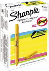 Sharpie - Yellow Highlighter - Chisel Tip, AP Nontoxic Ink - Makers Industrial Supply