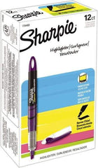 Sharpie - Purple Highlighter - Chisel Tip, AP Nontoxic Ink - Makers Industrial Supply