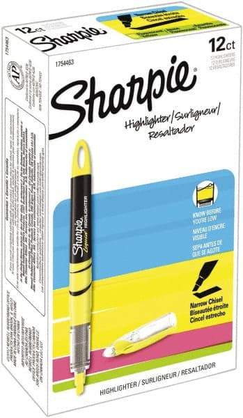 Sharpie - Fluorescent Yellow Highlighter - Chisel Tip, AP Nontoxic Ink - Makers Industrial Supply