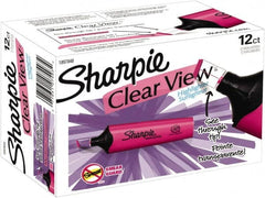 Sharpie - Fluorescent Pink Highlighter - Chisel Tip, AP Nontoxic Ink - Makers Industrial Supply