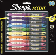 Sharpie - Assorted Colors, Highlighter - Chisel Tip, AP Nontoxic Ink - Makers Industrial Supply