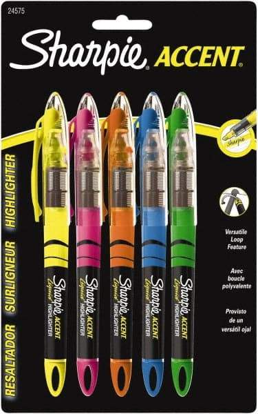 Sharpie - Assorted Colors, Highlighter - Chisel Tip, AP Nontoxic Ink - Makers Industrial Supply