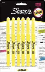 Sharpie - Fluorescent Yellow Highlighter - Chisel Tip, AP Nontoxic Ink - Makers Industrial Supply