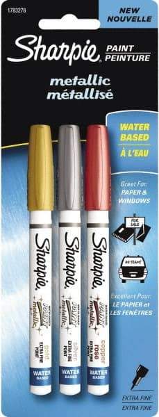 Sharpie - Gold, Silver, Copper Paint Marker - Extra Fine Tip - Makers Industrial Supply