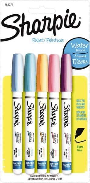 Sharpie - Assorted Colors, Paint Marker - Extra Fine Tip - Makers Industrial Supply