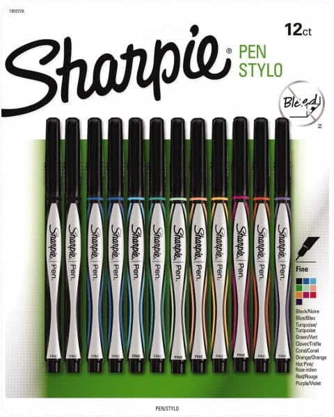 Sharpie - Fine Point Porous Point Pen - Assorted Colors - Makers Industrial Supply