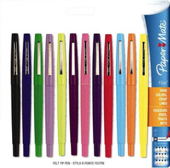 Paper Mate - Medium Porous Point Pen - Assorted Colors - Makers Industrial Supply