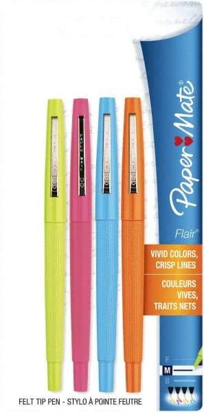 Paper Mate - Medium Porous Point Pen - Assorted Colors - Makers Industrial Supply