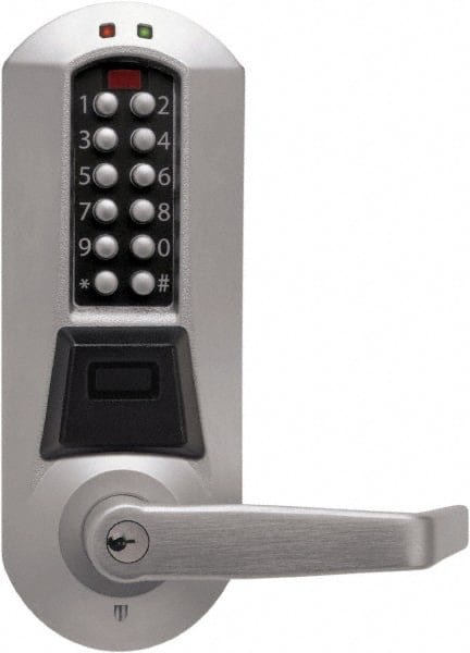 Kaba Access - Combination Entry with Key Override Lever Lockset for 1-3/8 to 2-1/4" Thick Doors - Exact Industrial Supply