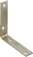 National Mfg. - 4 Inch Long x 7/8 Inch Wide, Steel, Corner Brace - Zinc Plated - Makers Industrial Supply