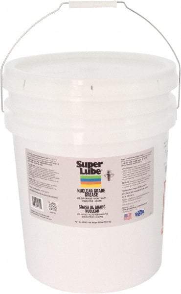 Synco Chemical - 30 Lb Pail Synthetic Lubricant General Purpose Grease - Translucent White, Environmentally Friendly, 450°F Max Temp, NLGIG 2, - Makers Industrial Supply